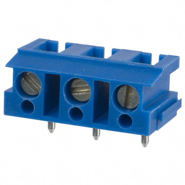3 Position Wire to Board Terminal Block Vertical with Board 0.295 (7.50mm) Through Hole